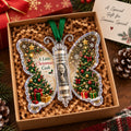 🦋💵 3D Embossed Butterfly Christmas Cash Gift Ornament – Holiday Money Holder Keepsake ✨