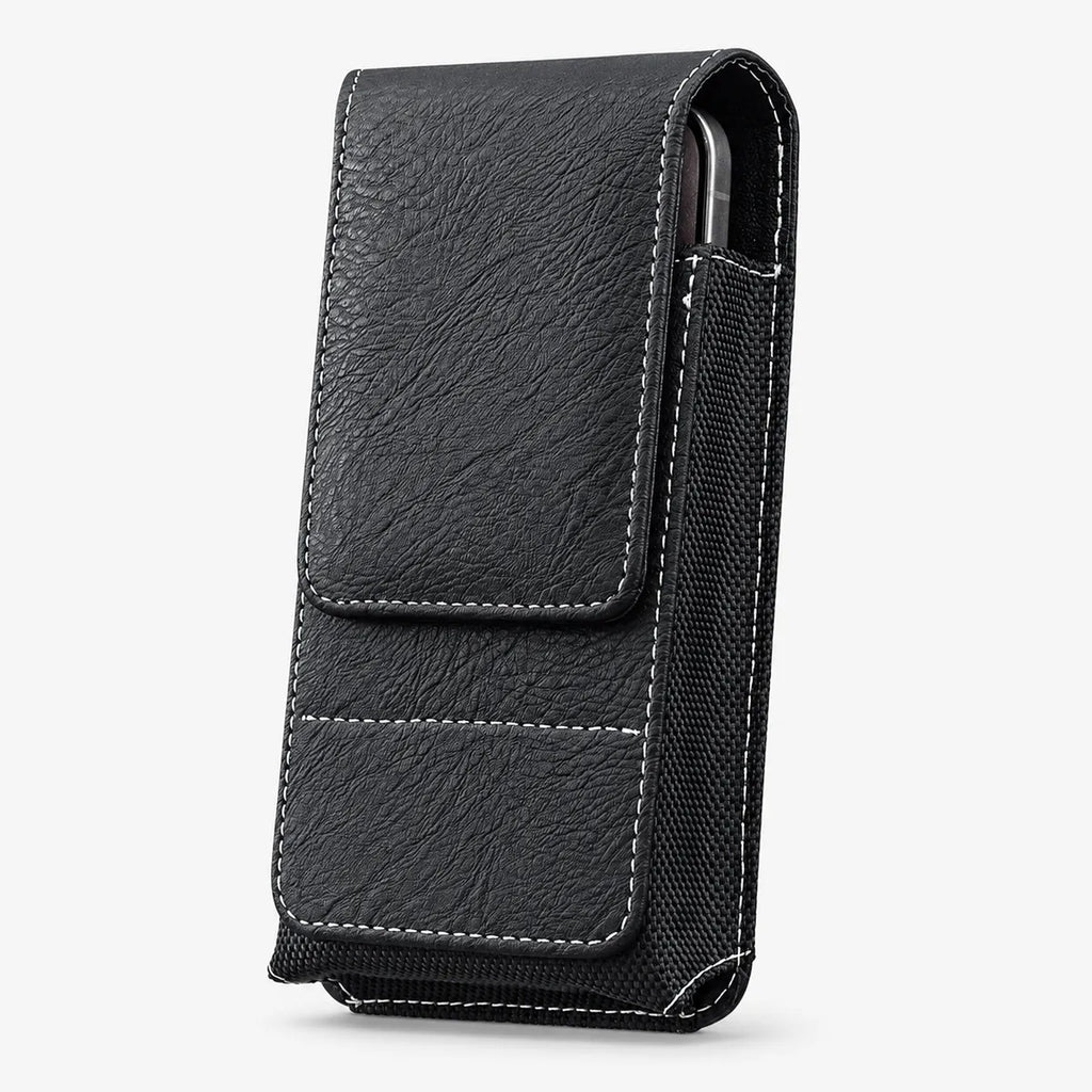 ⚡Waist Belt Cell Phone Pouch 📱 Multi-Pocket Leather Holster with Card Holder