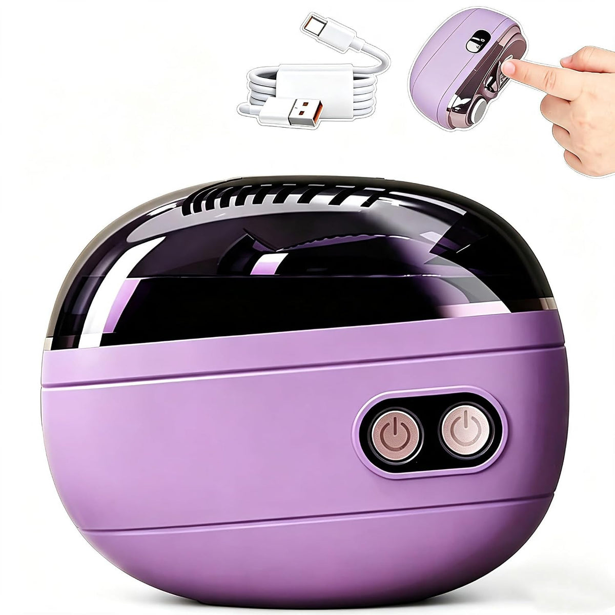 ✨2-in-1 Smart Electric Nail Clipper and Polisher