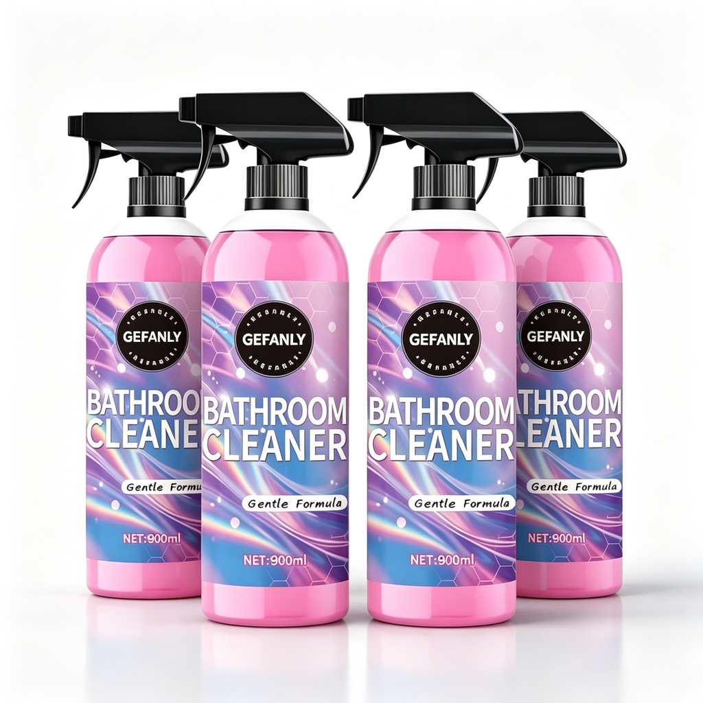 Bathroom Cleaner, Powerful Pink Bathroom Descaler Foam Spray