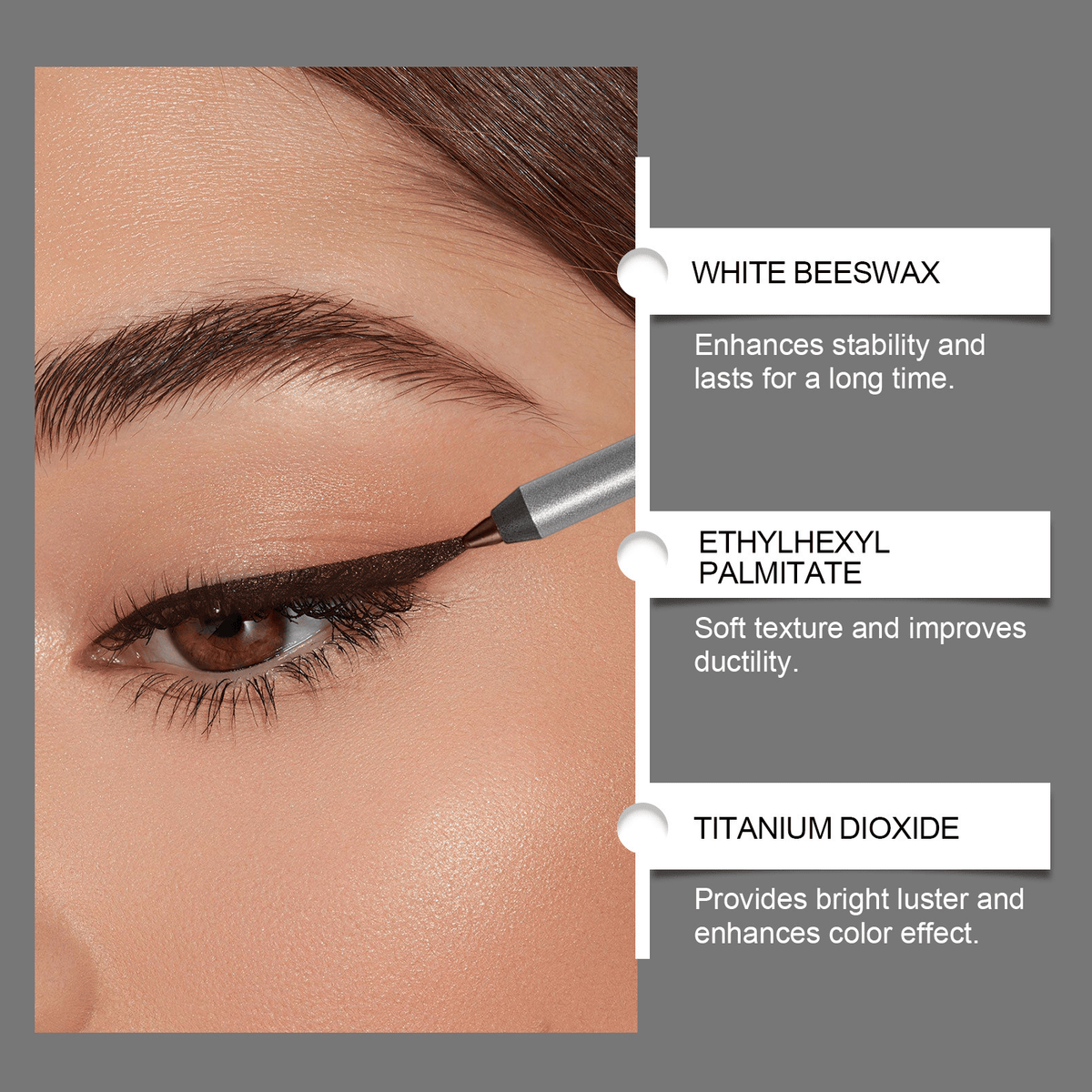 🔥LAST DAY SALE 49% OFF-🌸1440-Minute Smudge-Proof Eyeliner- Lightweight and Waterproof