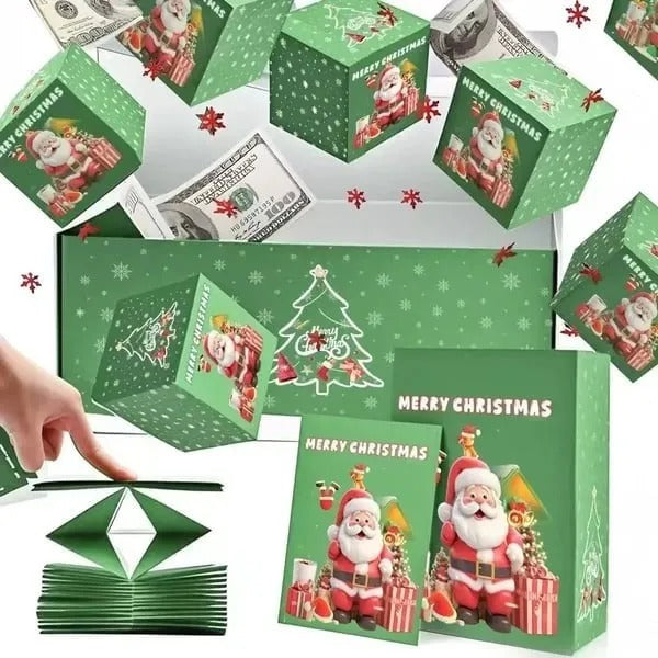 🎉 Christmas Surprise Pop-Up Gift Box