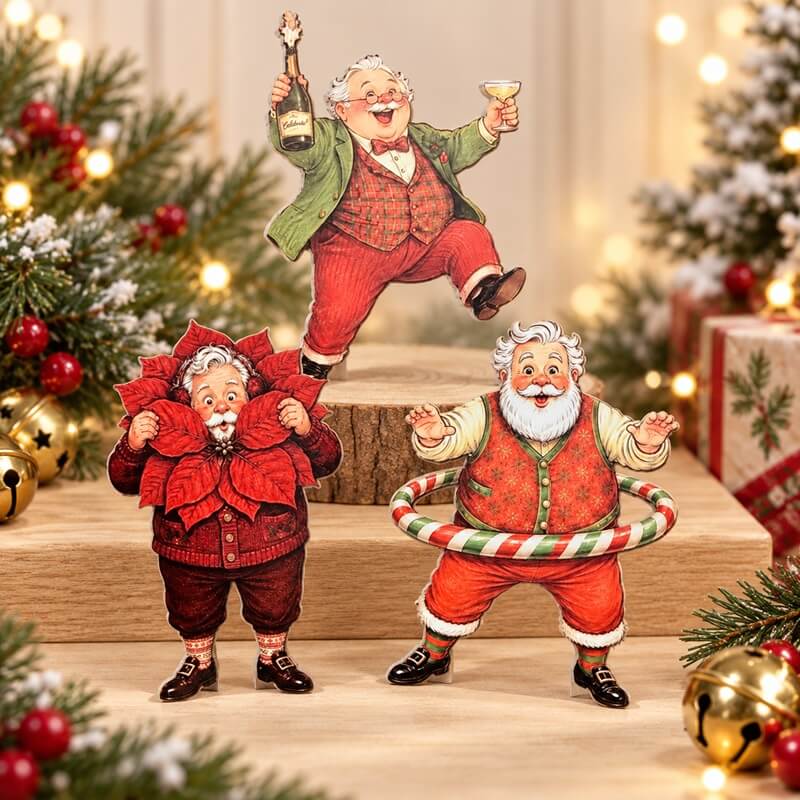 🎅🤶🧑‍🎄Vintage Christmas Character Cardstock