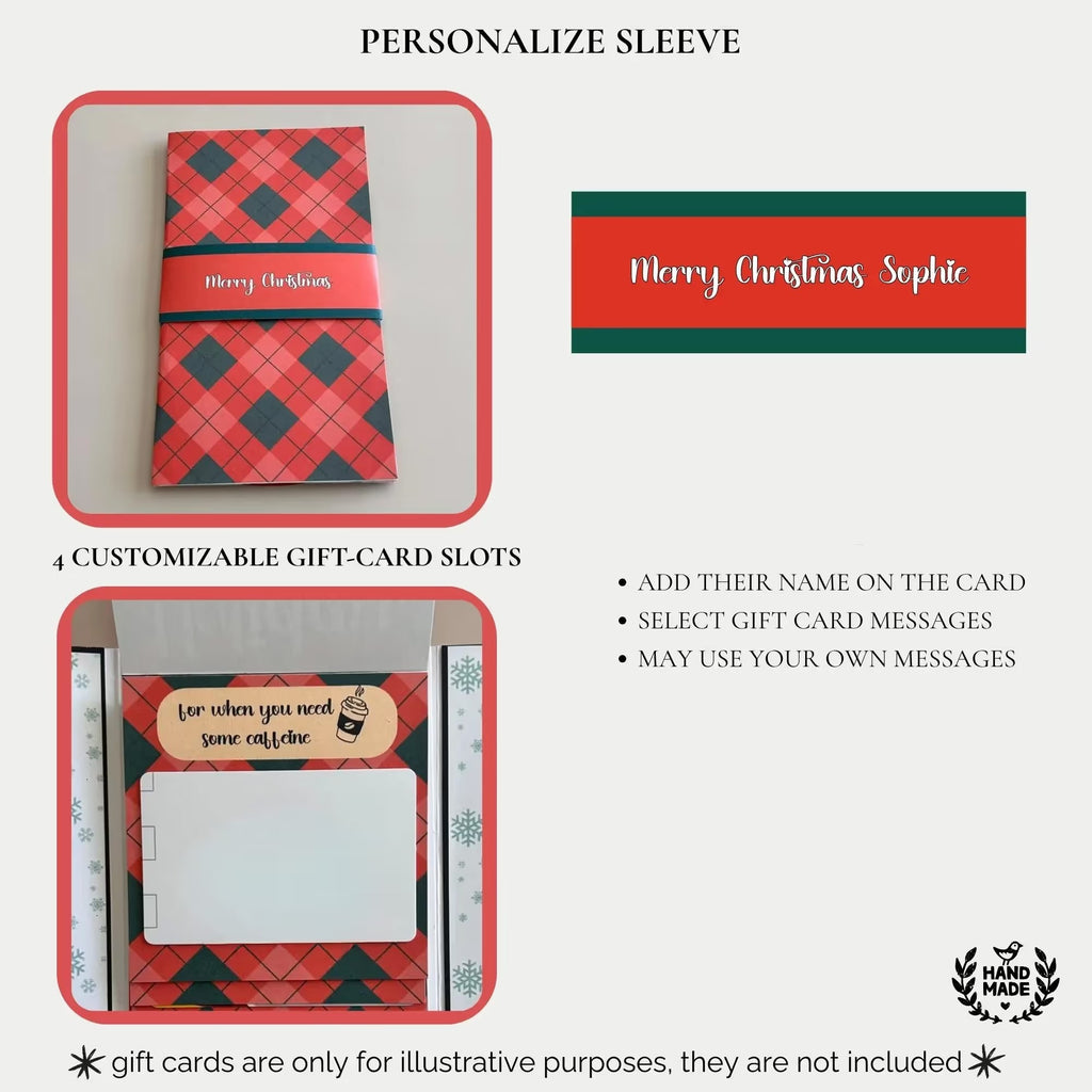 ⏰2026 New 🎅💳 Waterfall Christmas Gift Card Booklet ✨