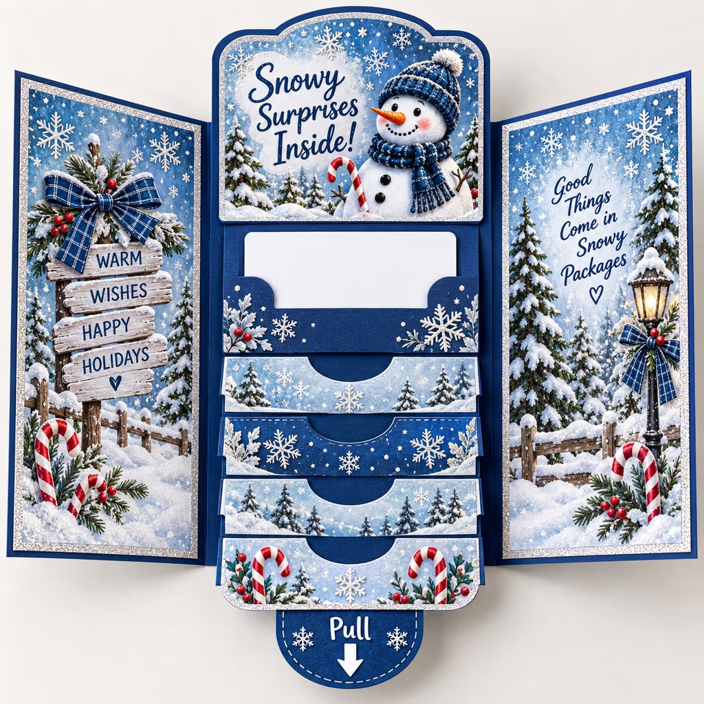 ⏰2026 New 🎅💳 Waterfall Christmas Gift Card Booklet ✨