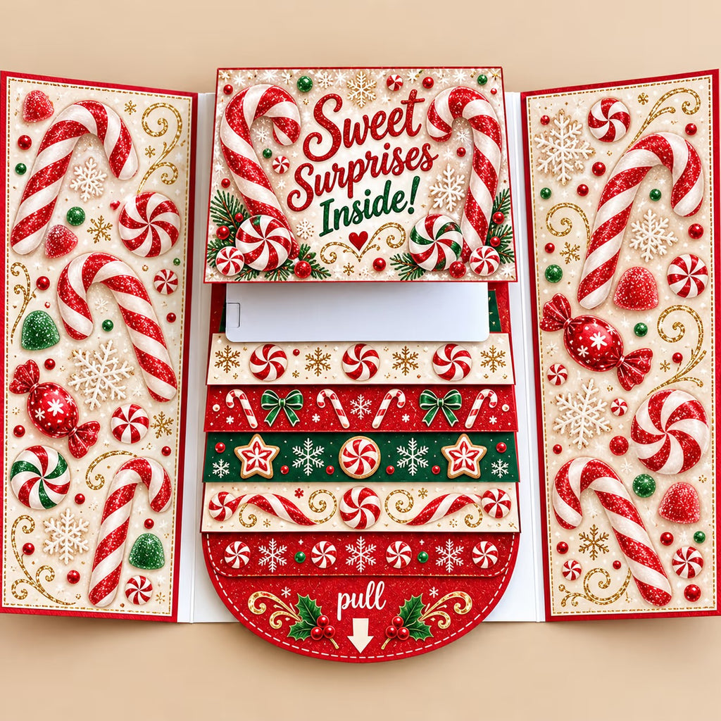 ⏰2026 New 🎅💳 Waterfall Christmas Gift Card Booklet ✨