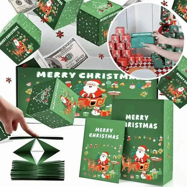 🎉 Christmas Surprise Pop-Up Gift Box