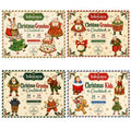 🎅🤶🧑‍🎄Vintage Christmas Character Cardstock