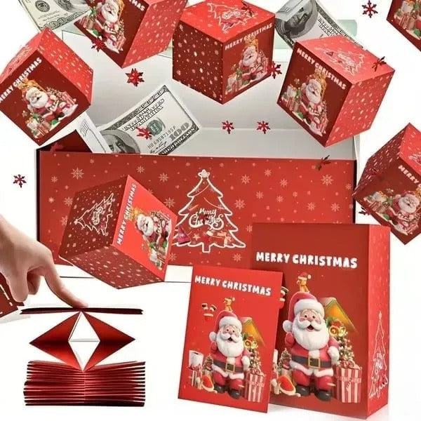 🎉 Christmas Surprise Pop-Up Gift Box