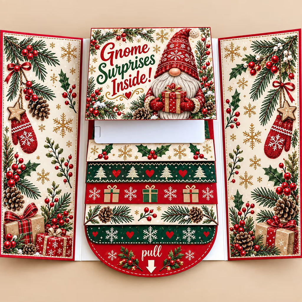 ⏰2026 New 🎅💳 Waterfall Christmas Gift Card Booklet ✨