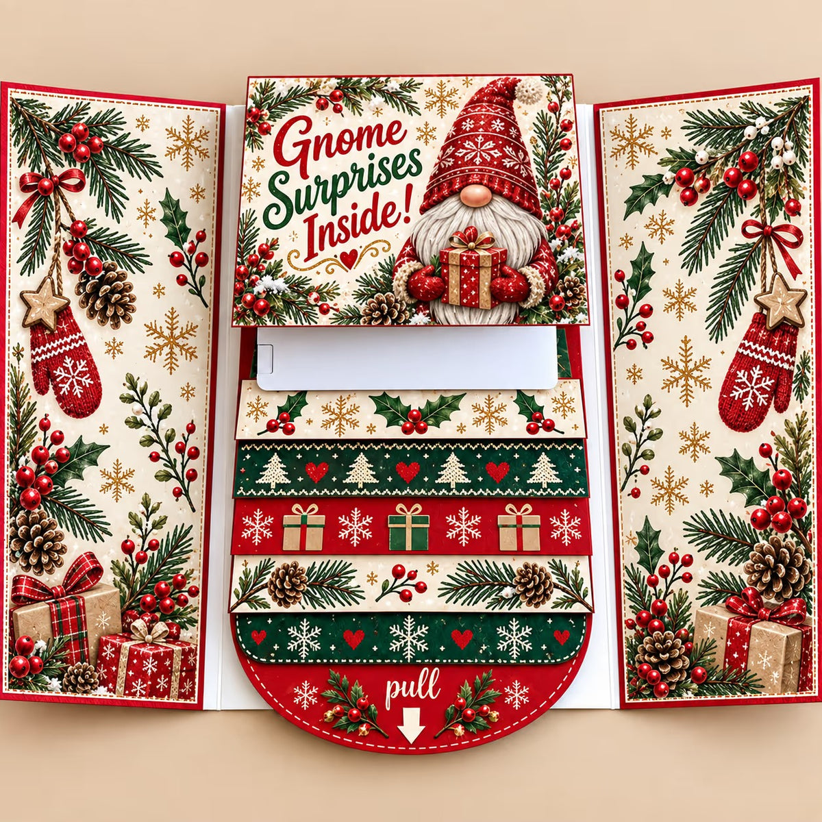 ⏰2026 New 🎅💳 Waterfall Christmas Gift Card Booklet ✨