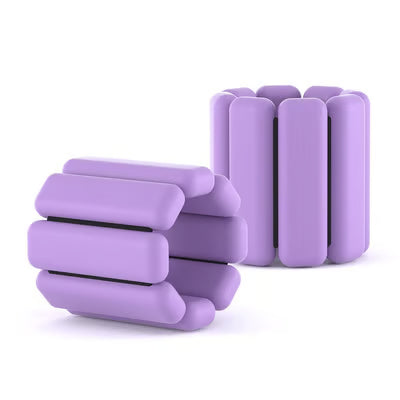 Weighted silicone sports wristband
