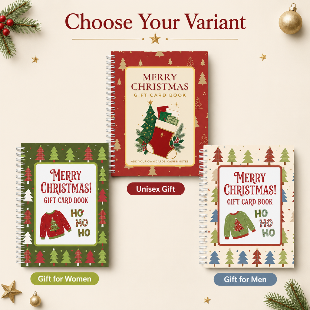 Christmas Gift Card Book