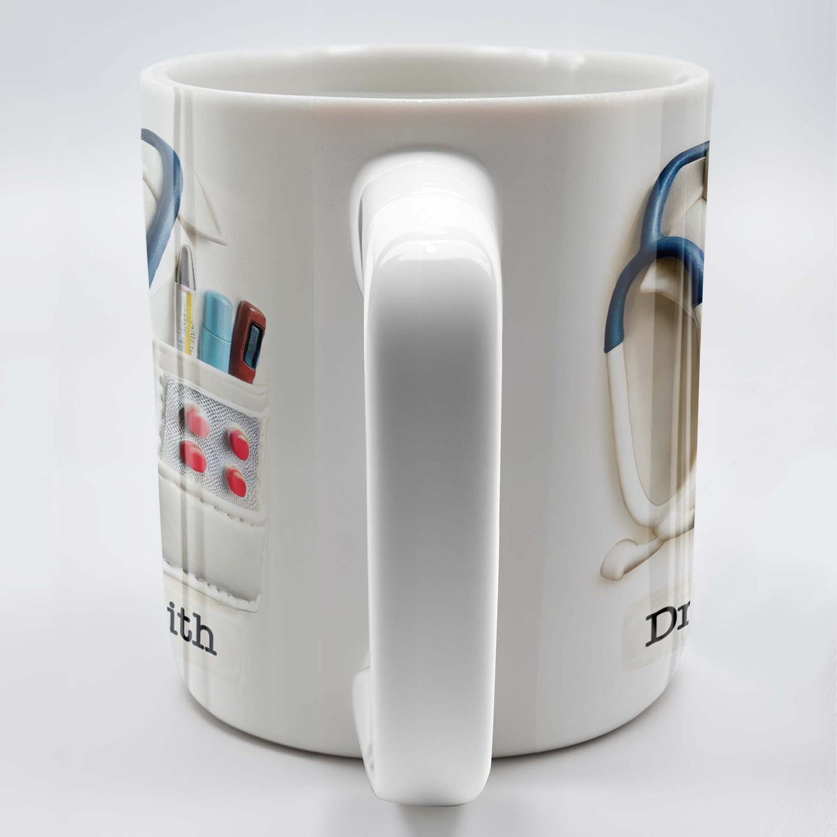Celebrate Everyday Heroes With Medical Professional Gifts, Stethoscope And Mask - Personalized Custom Coffee Mug - GRAD040_MG