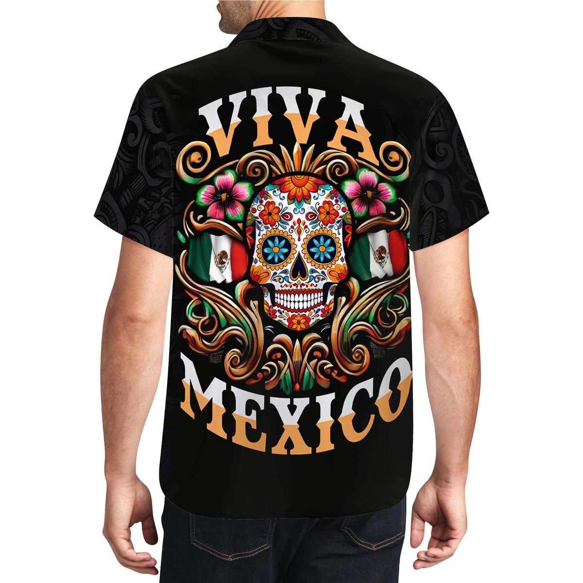 Viva Mexico - Personalized Custom Unisex Hawaiian Shirt - HW_MX45