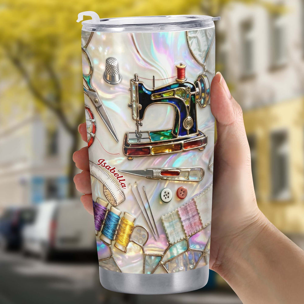 Timeless Things Appreciated More Than You Can Sew - Personalized Custom Stainless Steel Tumbler 20oz 30oz - JBS043_TB