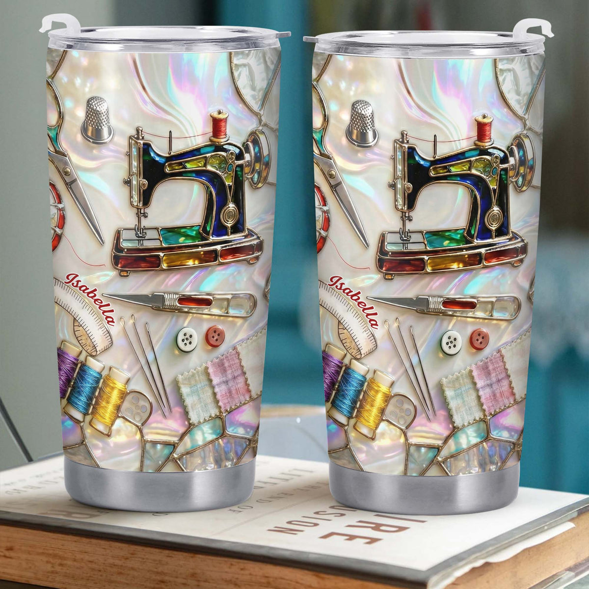 Timeless Things Appreciated More Than You Can Sew - Personalized Custom Stainless Steel Tumbler 20oz 30oz - JBS043_TB