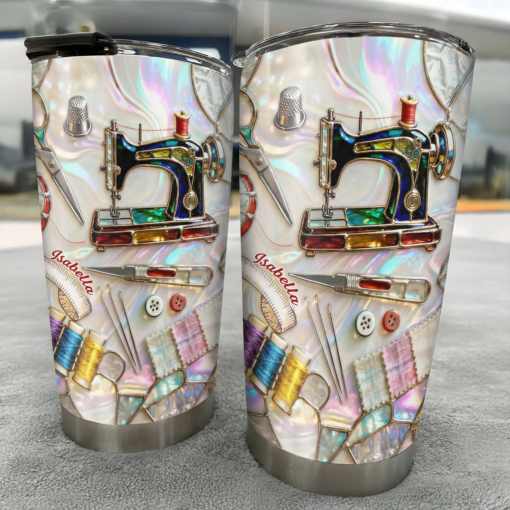 Timeless Things Appreciated More Than You Can Sew - Personalized Custom Stainless Steel Tumbler 20oz 30oz - JBS043_TB