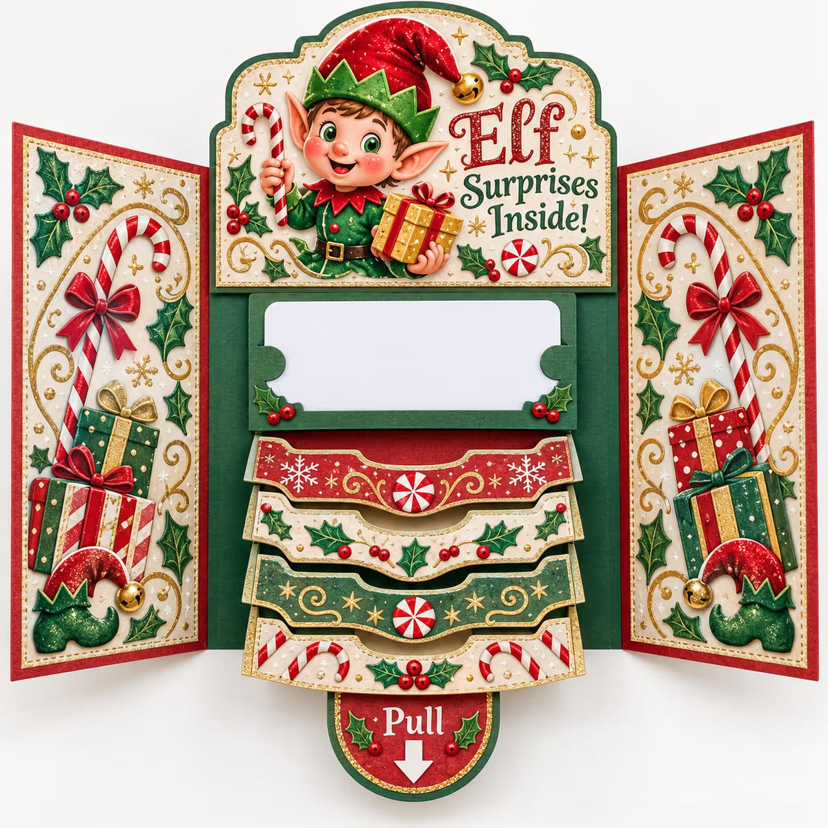 ⏰2026 New 🎅💳 Waterfall Christmas Gift Card Booklet ✨
