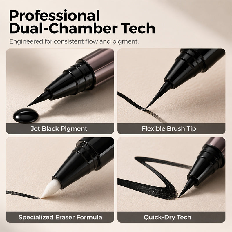 🔥 Limited-Time Special Offer! Waterproof, Long-Lasting Liquid Eyeliner