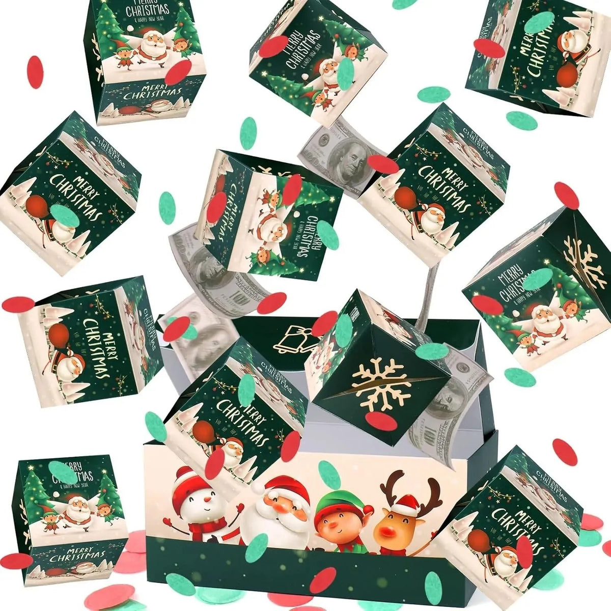 🎉 Christmas Surprise Pop-Up Gift Box
