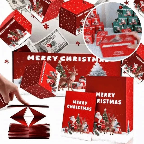 🎉 Christmas Surprise Pop-Up Gift Box