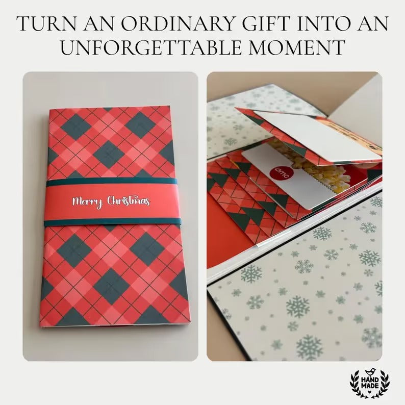 ⏰2026 New 🎅💳 Waterfall Christmas Gift Card Booklet ✨
